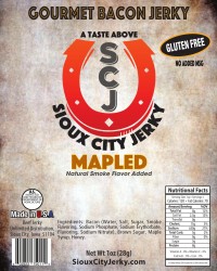 Mapled Bacon Jerky