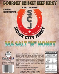 Sea Salt & Honey Beef Jerky